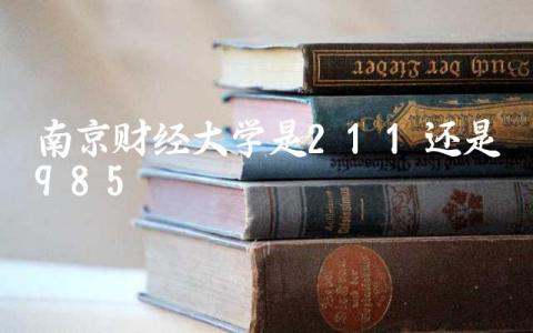 南京财经大学是211还是985