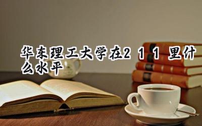 华东理工大学在211里什么水平