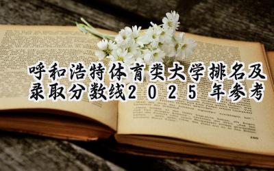 呼和浩特体育类大学排名及录取分数线（2025年参考）