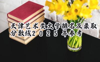 天津艺术类大学排名及录取分数线（2025年参考）