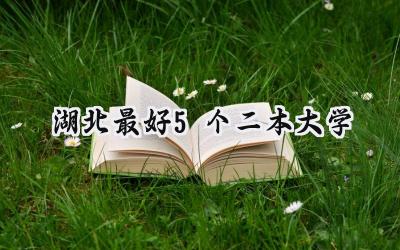 湖北最好5个二本大学