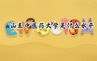 山东中医药大学是什么水平