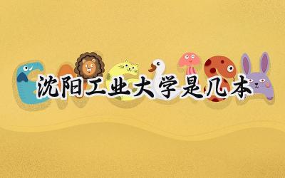 沈阳工业大学是几本