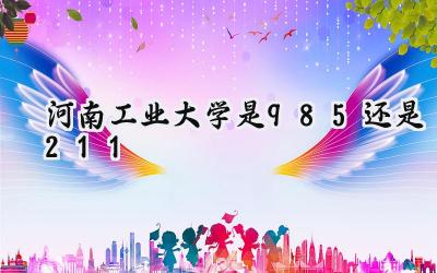 河南工业大学是985还是211