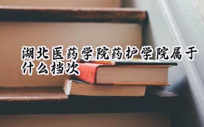 湖北医药学院药护学院属于什么档次