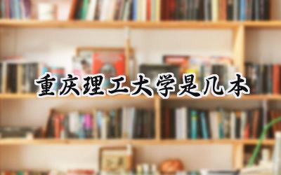 重庆理工大学是几本