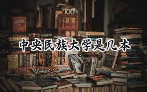 中央民族大学是几本
