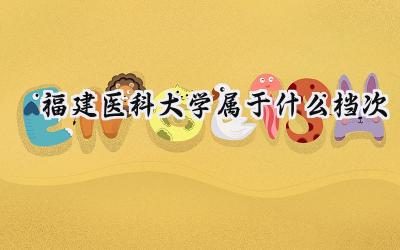 福建医科大学属于什么档次