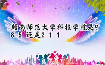 赣南师范大学科技学院是985还是211