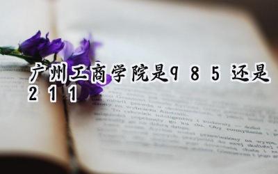 广州工商学院是985还是211