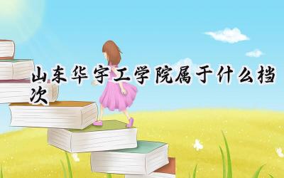 山东华宇工学院属于什么档次
