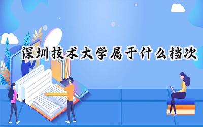 深圳技术大学属于什么档次