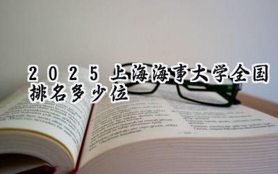2025上海海事大学全国排名多少位