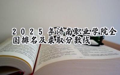 2025年济南职业学院全国排名及录取分数线