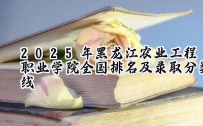 2025年黑龙江农业工程职业学院全国排名及录取分数线