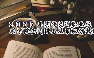 2025年河北交通职业技术学院全国排名及录取分数线