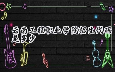 云南工程职业学院招生代码是多少