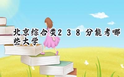 北京综合类238分能考哪些大学