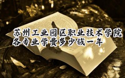 苏州工业园区职业技术学院各专业学费多少钱一年