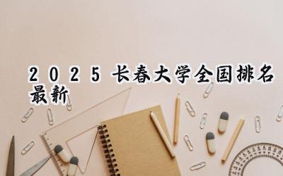 2025长春大学全国排名最新