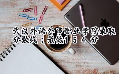 武汉外语外事职业学院2024录取分数线：最低154分