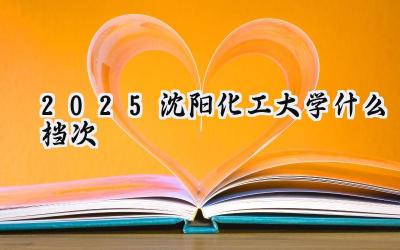 2025沈阳化工大学什么档次