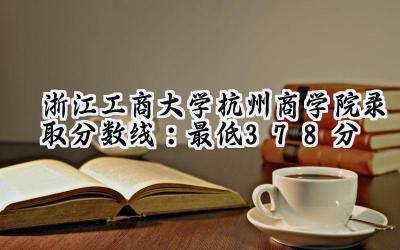 浙江工商大学杭州商学院2024录取分数线：最低378分