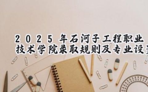 2025年石河子工程职业技术学院录取规则及专业设置