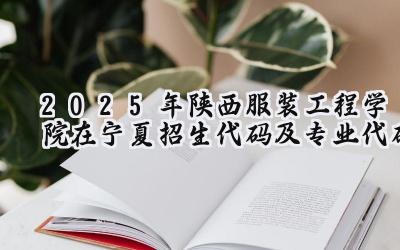 2025年陕西服装工程学院在宁夏招生代码及专业代码