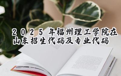 2025年福州理工学院在山东招生代码及专业代码