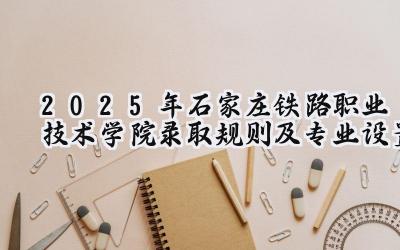 2025年石家庄铁路职业技术学院录取规则及专业设置