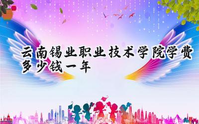云南锡业职业技术学院学费多少钱一年