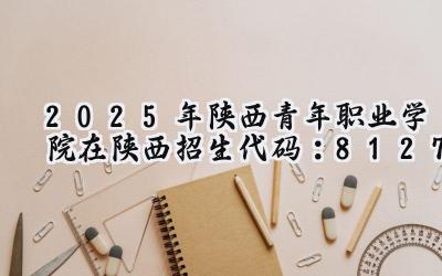 2025年陕西青年职业学院在陕西招生代码：8127