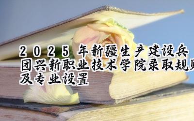 2025年新疆生产建设兵团兴新职业技术学院录取规则及专业设置
