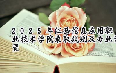 2025年江西信息应用职业技术学院录取规则及专业设置