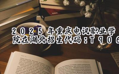 2025年重庆电讯职业学院在湖北招生代码：T906
